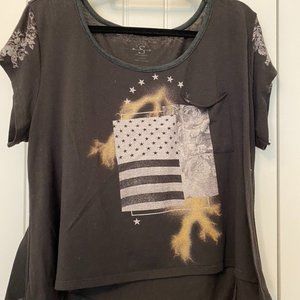 Dark Gray Graphic Tee